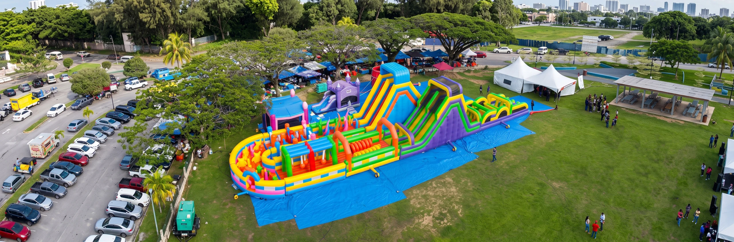 Full Obstacle Set 9 Pcs · Funzy Malaysia Event Equipment Rental